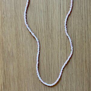 Vestige African Bead Necklace in Pink - OS - Brand New